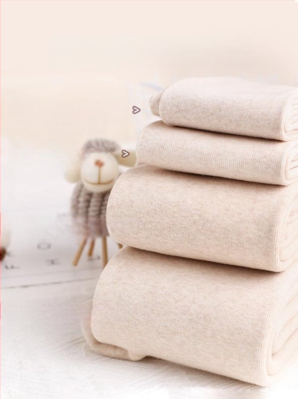 Organiskas kokvilnas legingi ar fleece iekšpusi, bieza, brīvs piegriezums, saglabā siltumu, Ziemas 2025 izlaidums