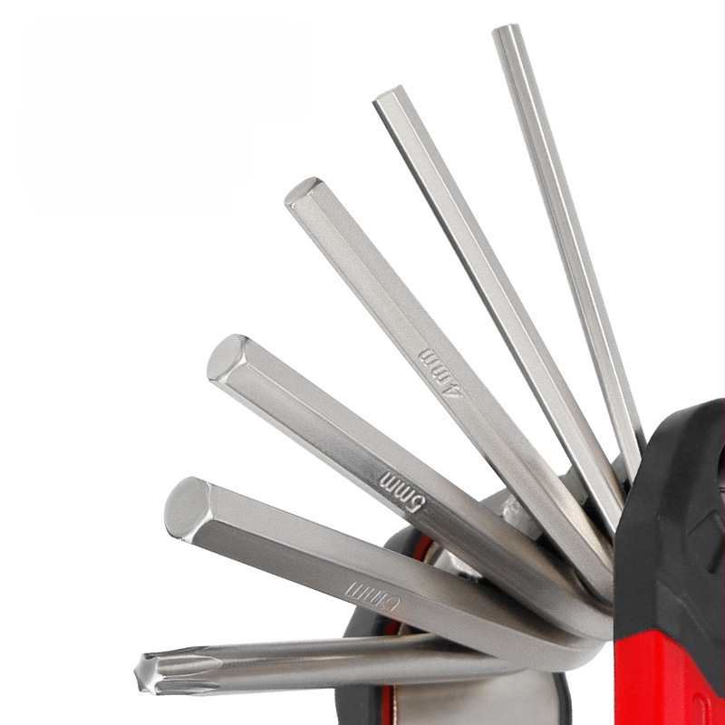 JetCool 16-in-1 komplekts velosipēdu remonta instrumentiem ar hex uzgaļiem, pielāgojams, kombinēts iepakojums, materiāls elektroplēts oglekļa tērauds + ABS, licencēta privātā zīmola