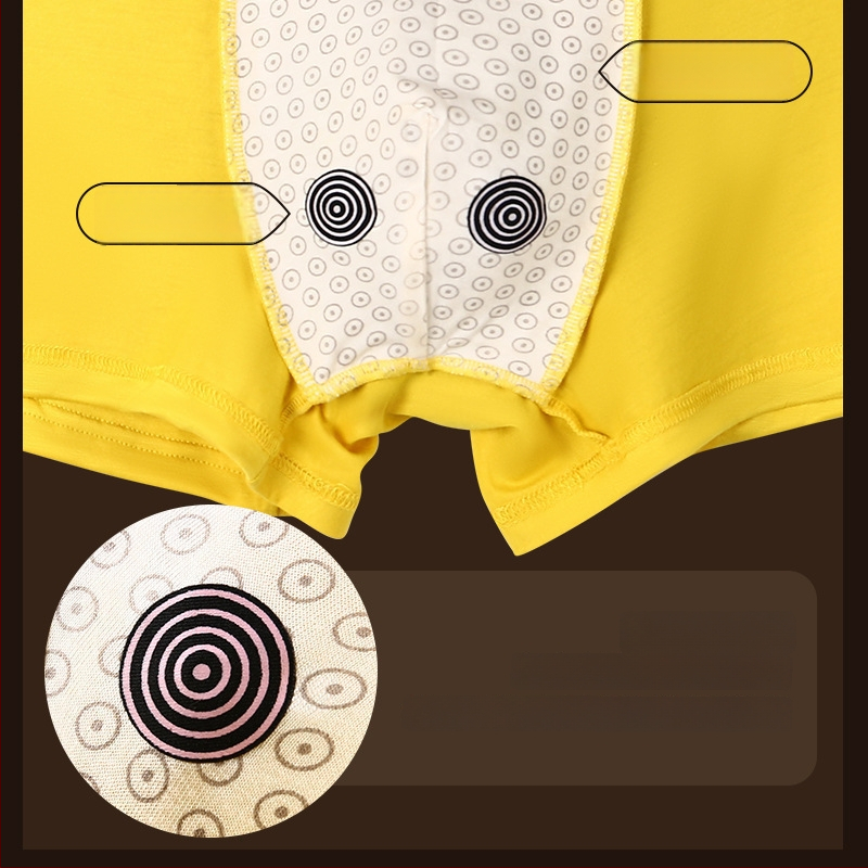 Vyrų medvilniniai bokseriai, megzti, vidutinio juosmens dydžio, vienspalviai; pagrindinis audinys 95–100% medvilnė, kirkšnies įdėklas 30–50% medvilnė