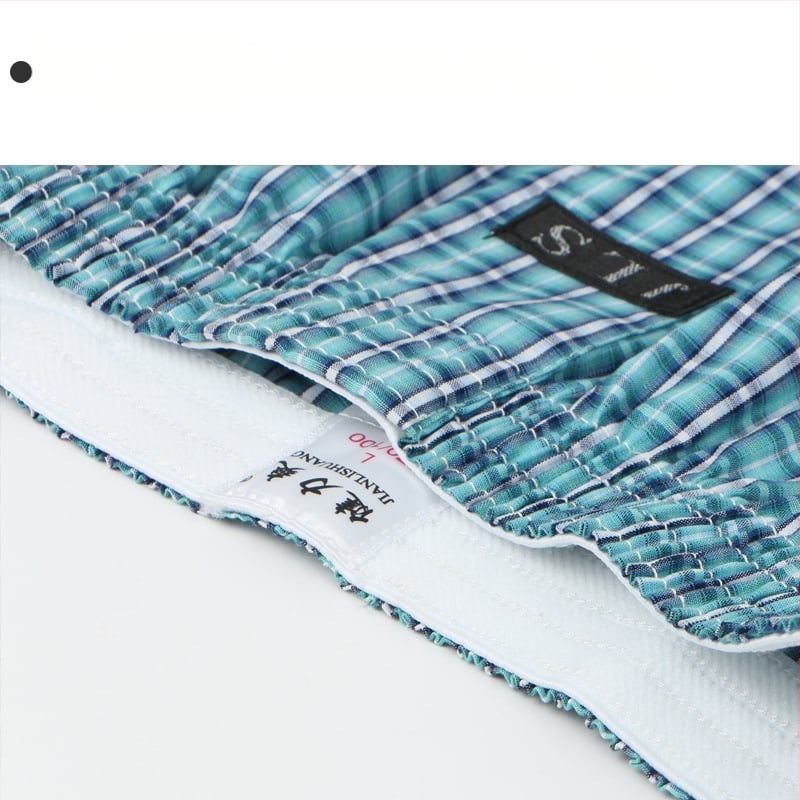 Meeste puuvillased lahtised aluspüksid — 100% puuvill, 40-niidiline kangas, hingavad, keskmine vöökoht, üheosaline disain