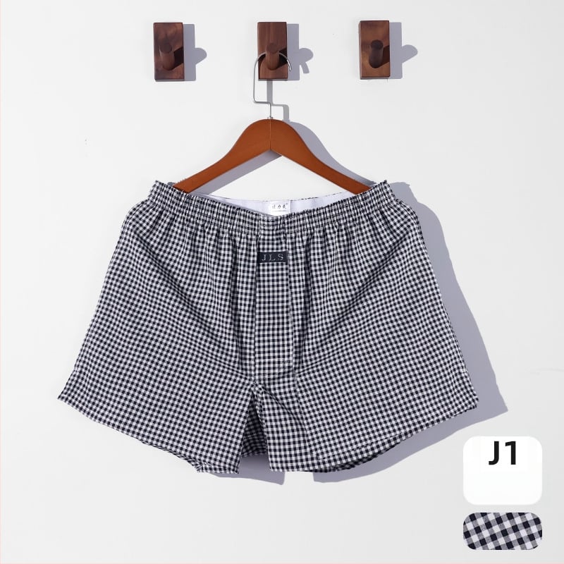 Meeste puuvillased lahtised aluspüksid — 100% puuvill, 40-niidiline kangas, hingavad, keskmine vöökoht, üheosaline disain