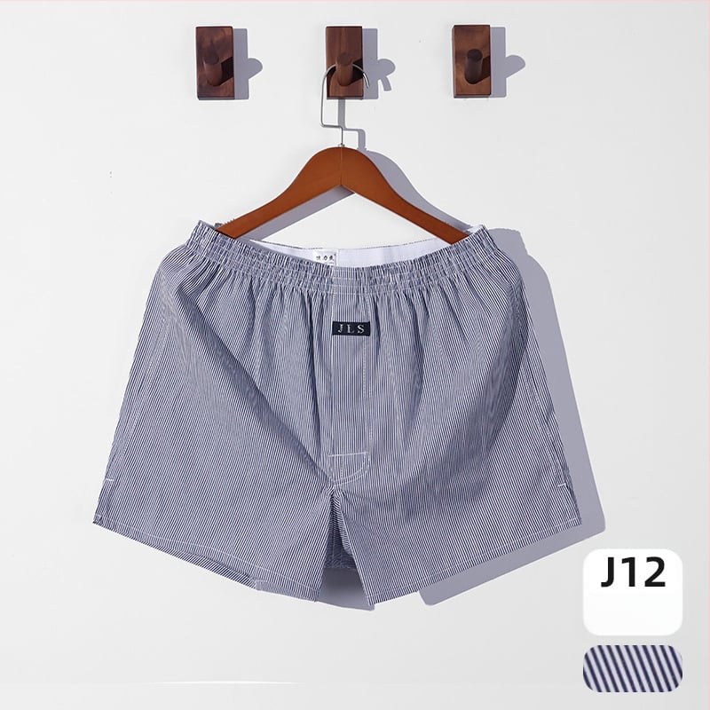 Meeste puuvillased lahtised aluspüksid — 100% puuvill, 40-niidiline kangas, hingavad, keskmine vöökoht, üheosaline disain