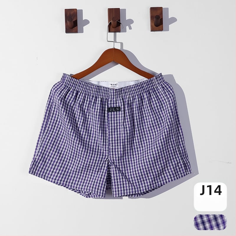 Meeste puuvillased lahtised aluspüksid — 100% puuvill, 40-niidiline kangas, hingavad, keskmine vöökoht, üheosaline disain