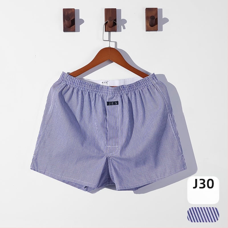 Meeste puuvillased lahtised aluspüksid — 100% puuvill, 40-niidiline kangas, hingavad, keskmine vöökoht, üheosaline disain