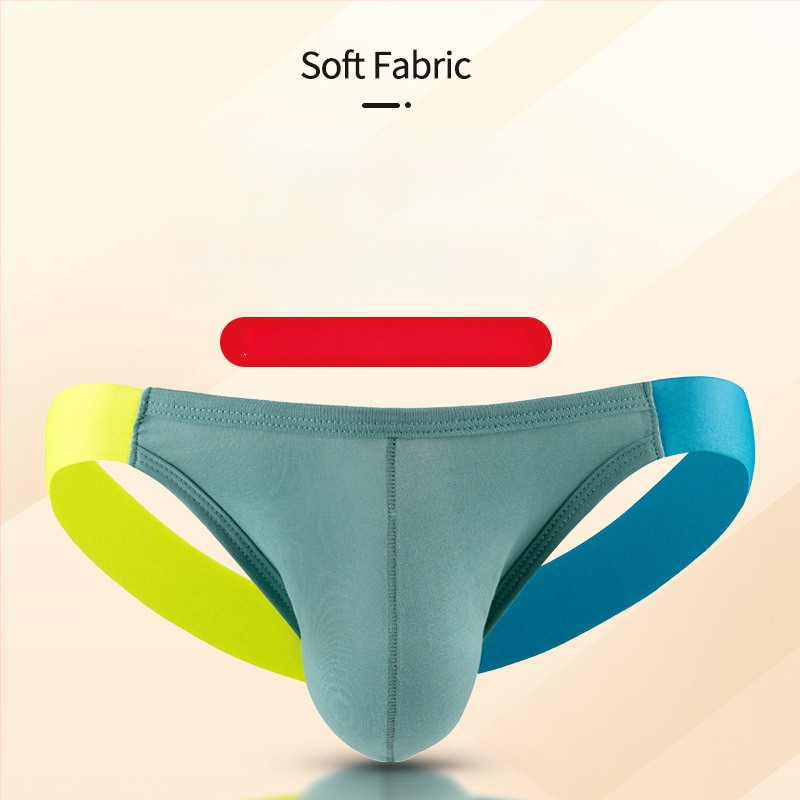 Meeste T-back puuvillane aluspesu, hingav, 3D U-kujuline tasku, madal talje