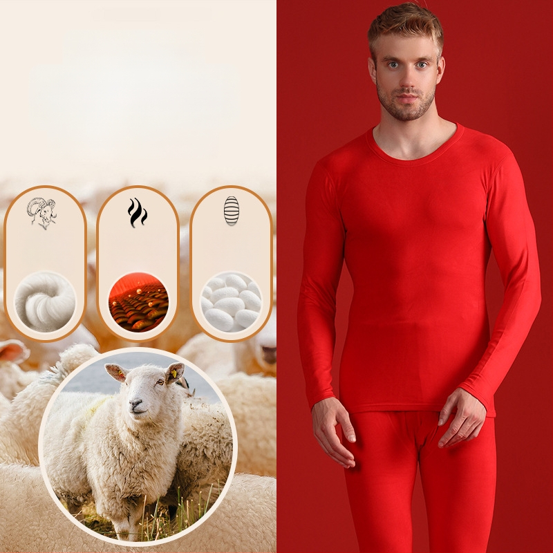 Vyrų terminis komplektas su velveto viduje, katijoninis poliesteris, storis 251-300 g/m², elastinis, ruduo-zima