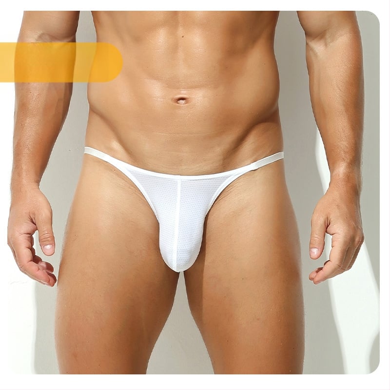 Meeste nailonist aluspüksid madala vöökoht, hingavad, triibuline või ruuduline muster