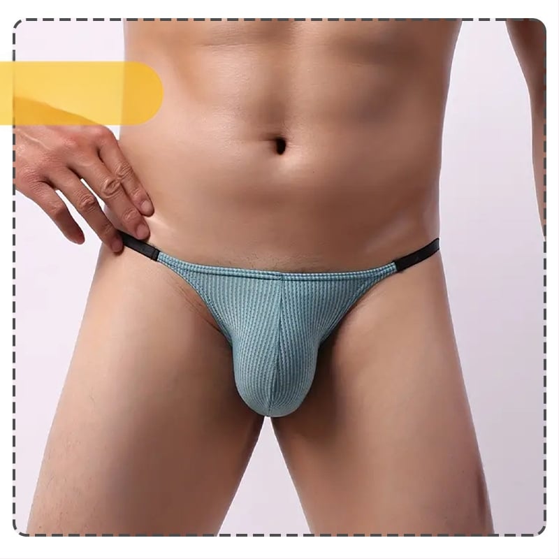 Meeste nailonist aluspüksid madala vöökoht, hingavad, triibuline või ruuduline muster