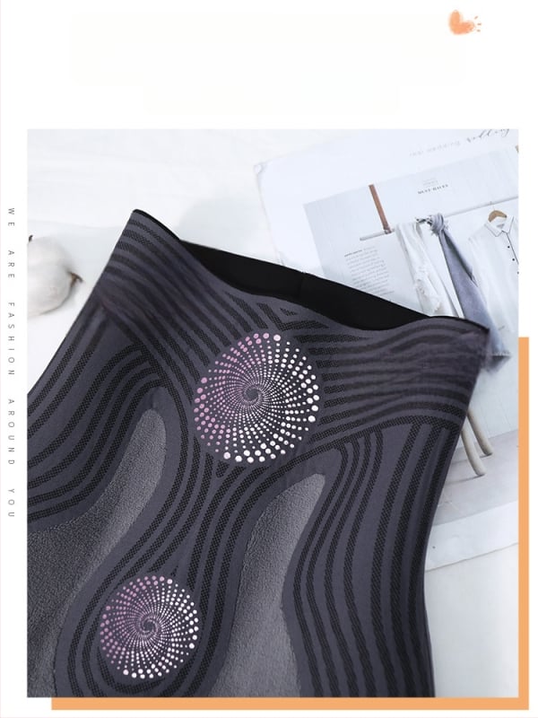 Haizivju printa legingi, Chenille audums ar spandeksu, brīvs piegriezums, rudens 2024