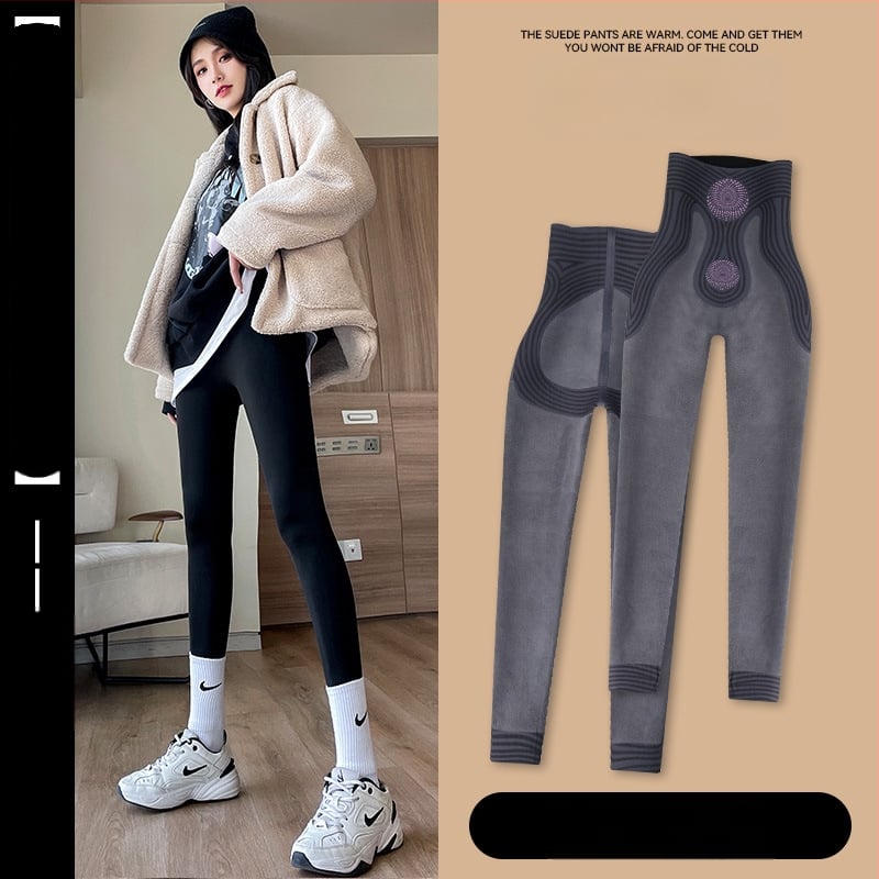 Haizivju printa legingi, Chenille audums ar spandeksu, brīvs piegriezums, rudens 2024