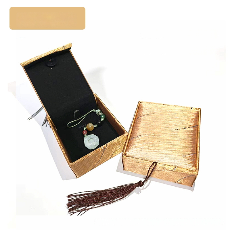 Pendentes kaste - auduma materiāls, juvelierizstrādājumu iepakojuma kastīte, piemērota kaklarotai/pendantam, zīmols Fuxing