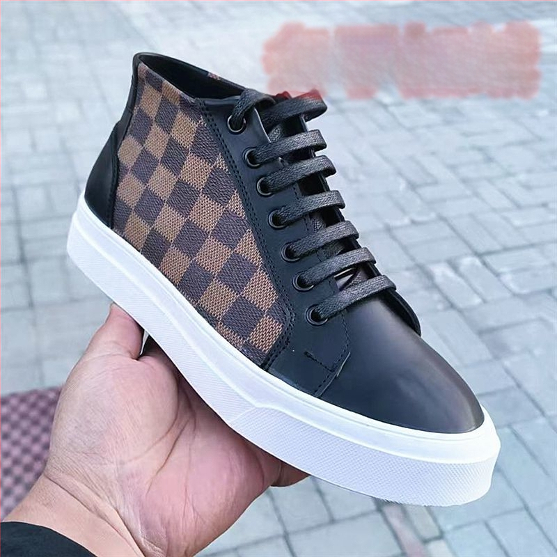 Мъжки лофери с микрофибърна кожа, квилтирана дебела подметка, вътрешност от изкуствен пух, шнуровка, зимни обувки