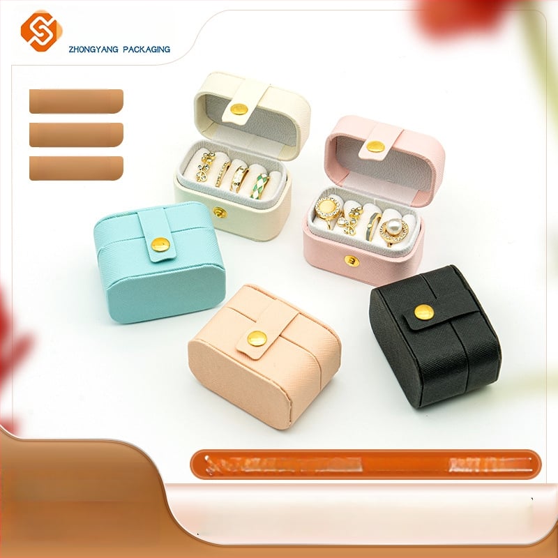 Mikro rotaslietu kastīte - ādas, rotaslietu uzglabāšana, ceļojumiem, Zhongyang Packaging