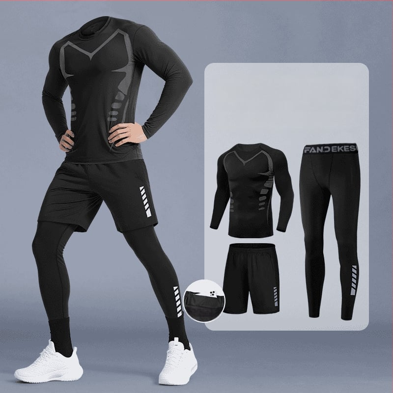 Jooksu spordikomplekt, unisex, kiire kuivatamine, hingav, niiskuse hajutamine, polüester