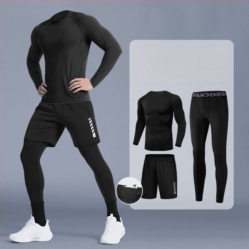 Jooksu spordikomplekt, unisex, kiire kuivatamine, hingav, niiskuse hajutamine, polüester