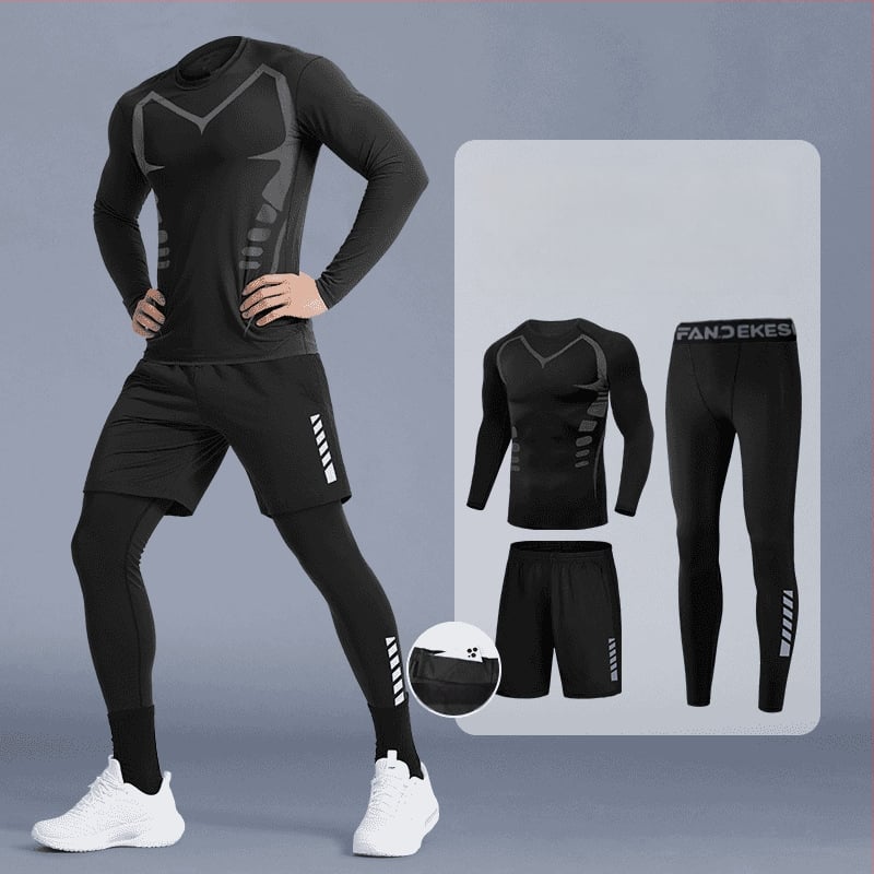 Jooksu spordikomplekt, unisex, kiire kuivatamine, hingav, niiskuse hajutamine, polüester