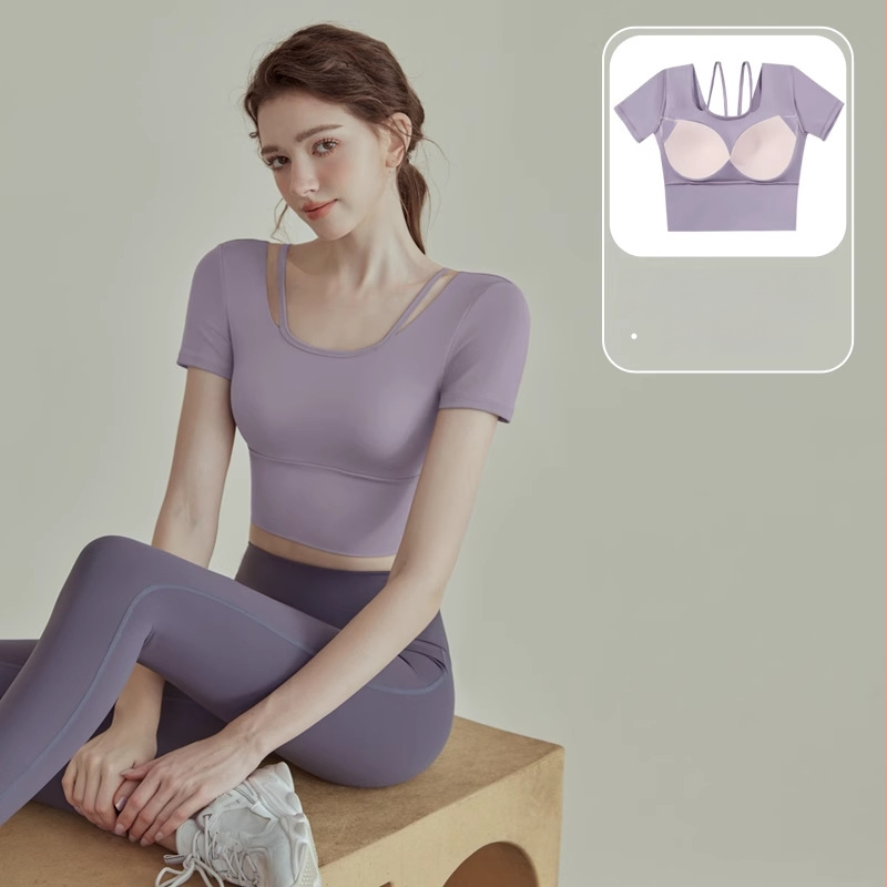 Naiste jooga komplekt – pikkade varrukatega, sobib fitnessi ja pilatese treeninguteks; kangas: Corduroy; koostis: lina