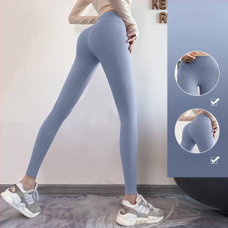 Naiste tihedad fitnesspüksid – Ühtne muster, Polüesteri segu (82,5% polüester), Vooder polüester; Sobib jooksmisele, treeningutele ja rattasõidule