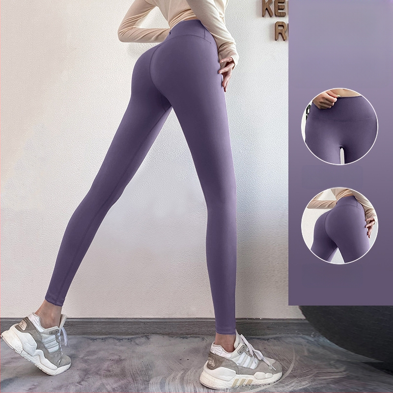 Naiste tihedad fitnesspüksid – Ühtne muster, Polüesteri segu (82,5% polüester), Vooder polüester; Sobib jooksmisele, treeningutele ja rattasõidule