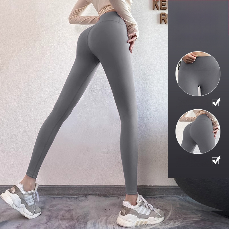 Naiste tihedad fitnesspüksid – Ühtne muster, Polüesteri segu (82,5% polüester), Vooder polüester; Sobib jooksmisele, treeningutele ja rattasõidule