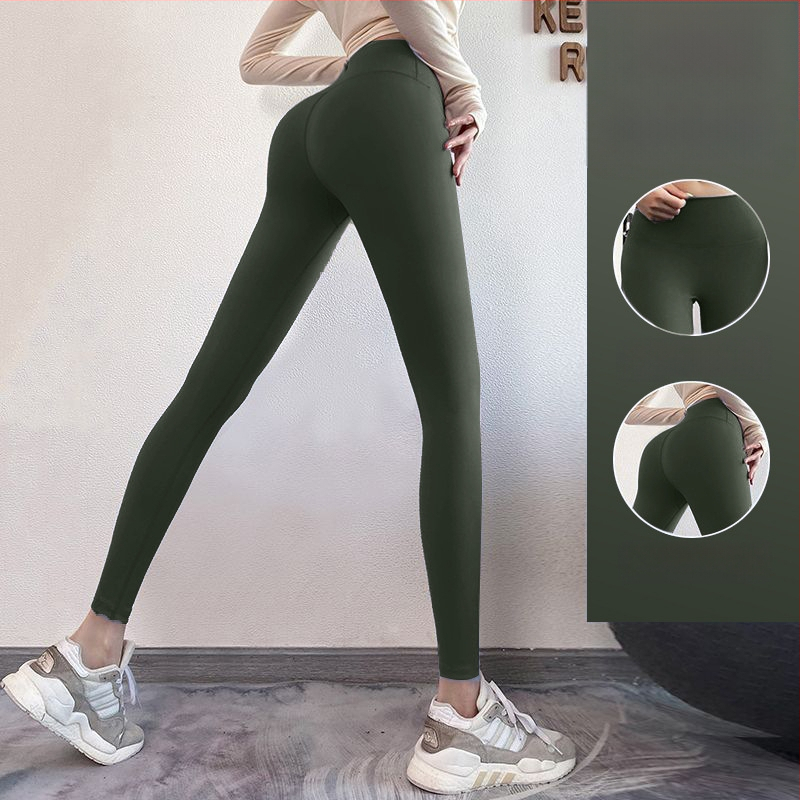 Naiste tihedad fitnesspüksid – Ühtne muster, Polüesteri segu (82,5% polüester), Vooder polüester; Sobib jooksmisele, treeningutele ja rattasõidule