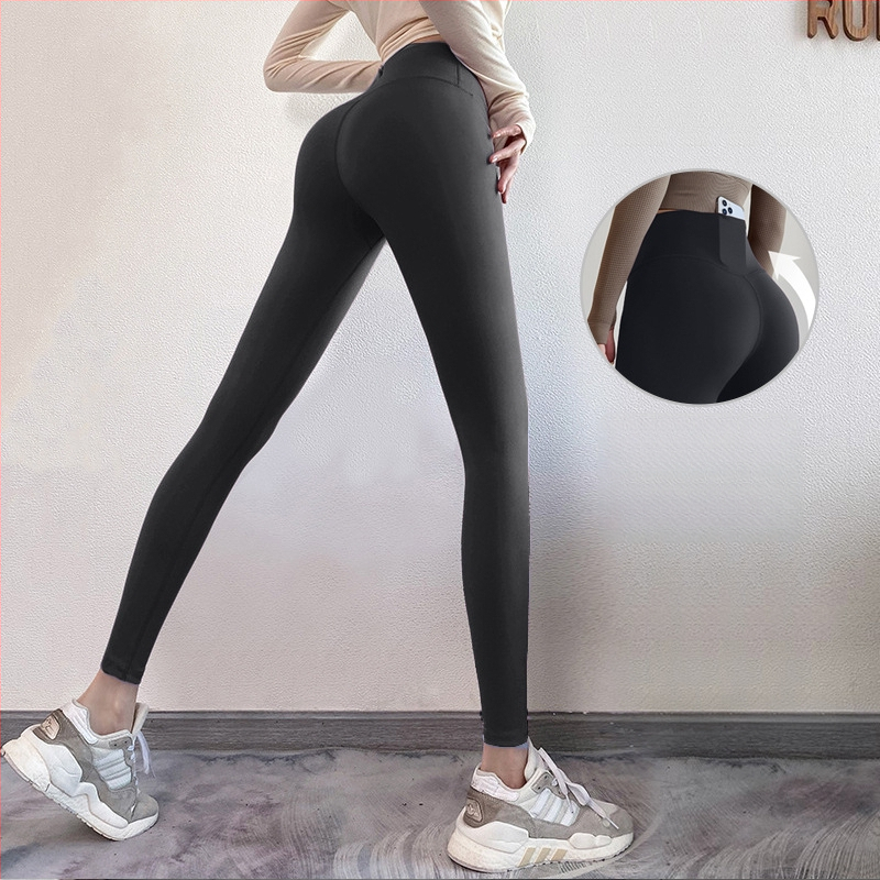 Naiste tihedad fitnesspüksid – Ühtne muster, Polüesteri segu (82,5% polüester), Vooder polüester; Sobib jooksmisele, treeningutele ja rattasõidule