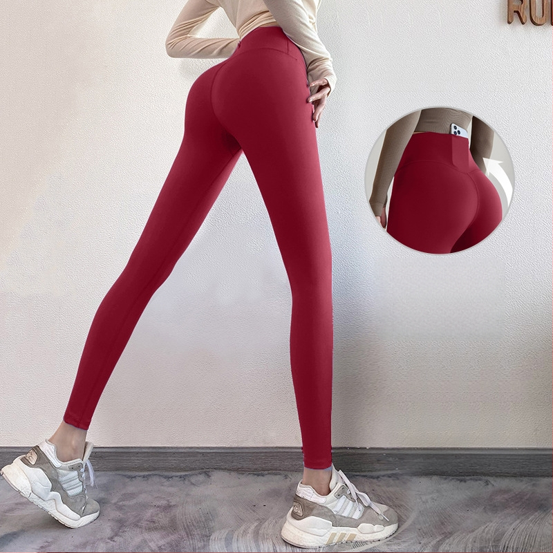 Naiste tihedad fitnesspüksid – Ühtne muster, Polüesteri segu (82,5% polüester), Vooder polüester; Sobib jooksmisele, treeningutele ja rattasõidule