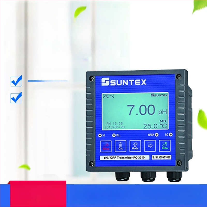 Shangtai suntexPH онлайн pH/ORP измервател с pH електрод и предавател за проводимост