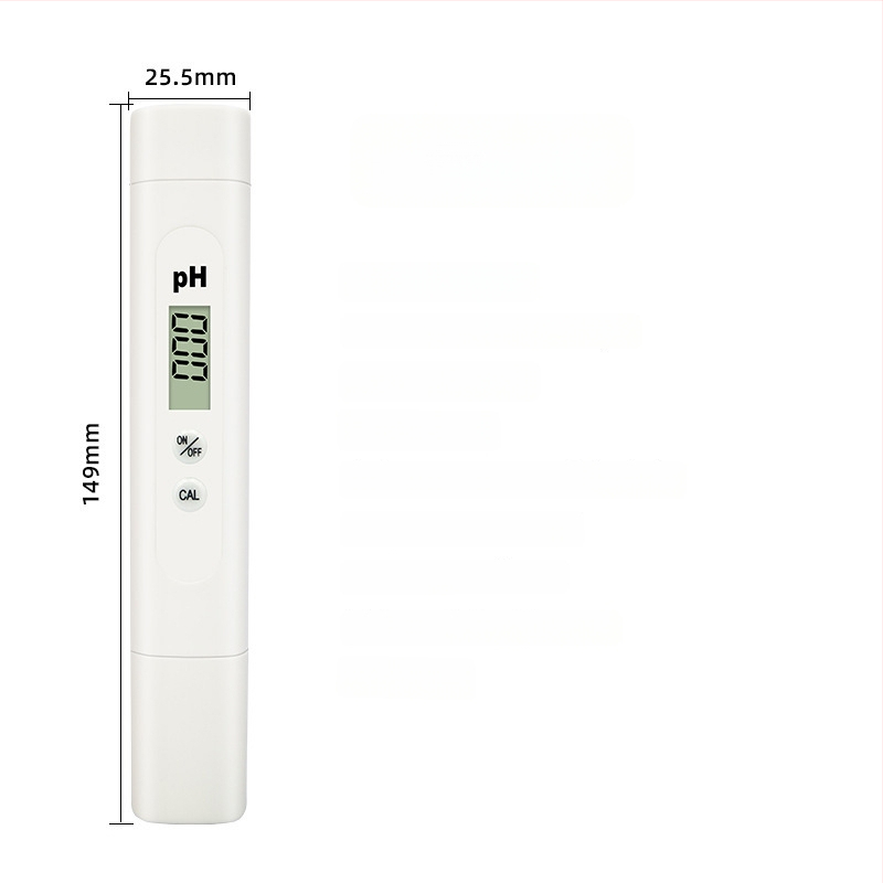 Портативен pH измервател PH-01, цифров дисплей, обхват 0-14 pH, точност 0,01 pH