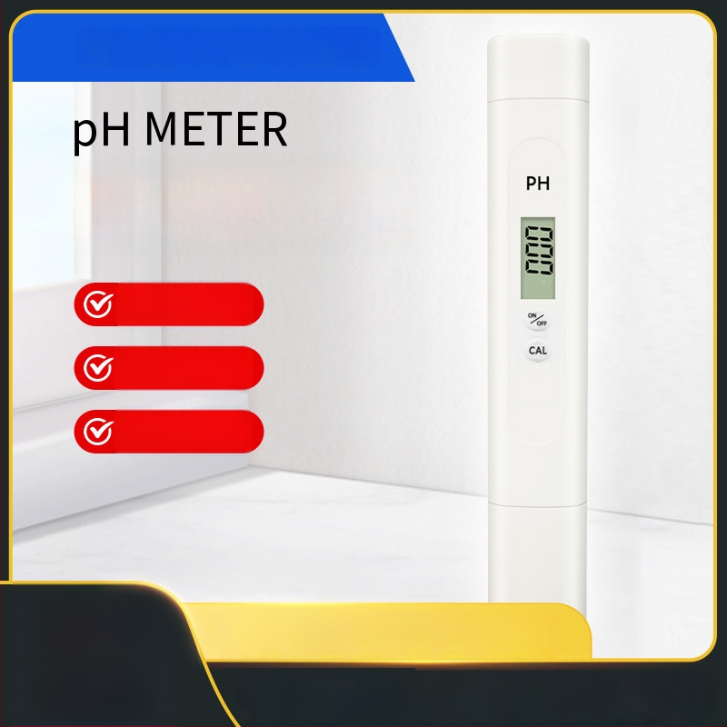 Портативен pH измервател PH-01, цифров дисплей, обхват 0-14 pH, точност 0,01 pH