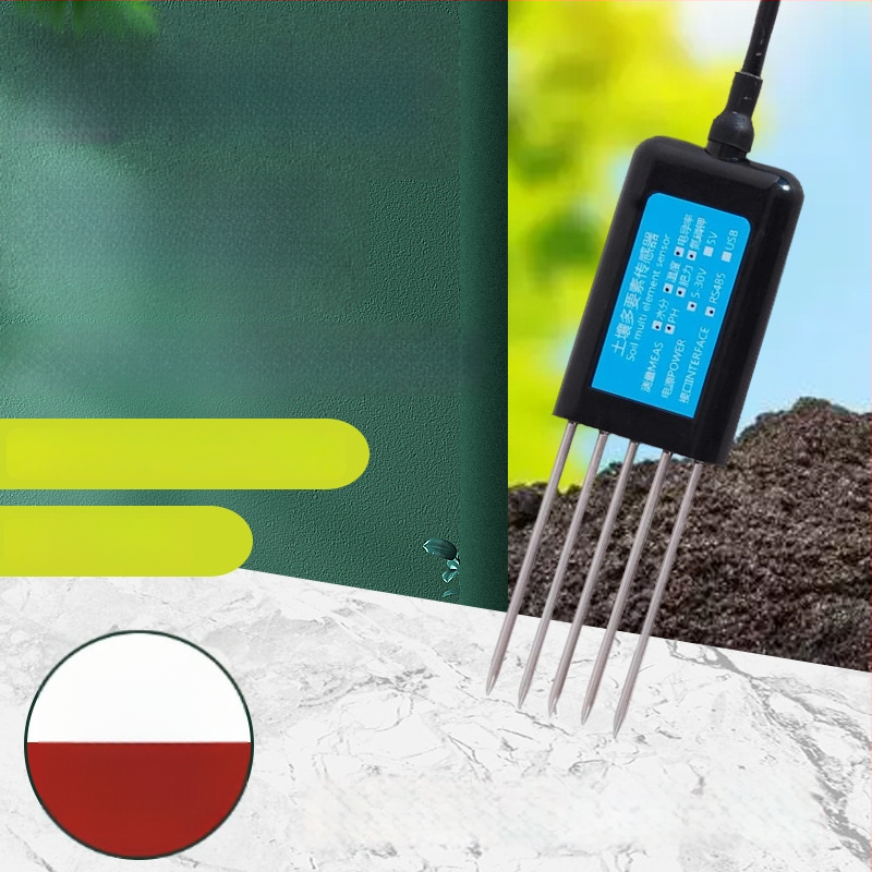 Bing Sheng BSK-TR3.0-100 3-u-1 tester vlage tla, temperature i vodljivosti s pH mjeračem