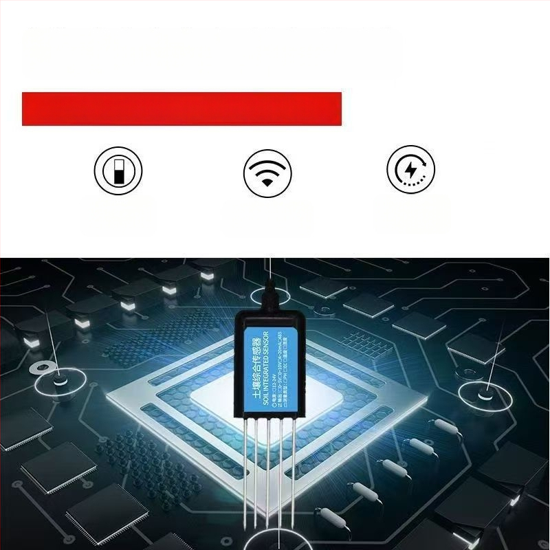 Bing Sheng BSK-TR3.0-100 3-u-1 tester vlage tla, temperature i vodljivosti s pH mjeračem
