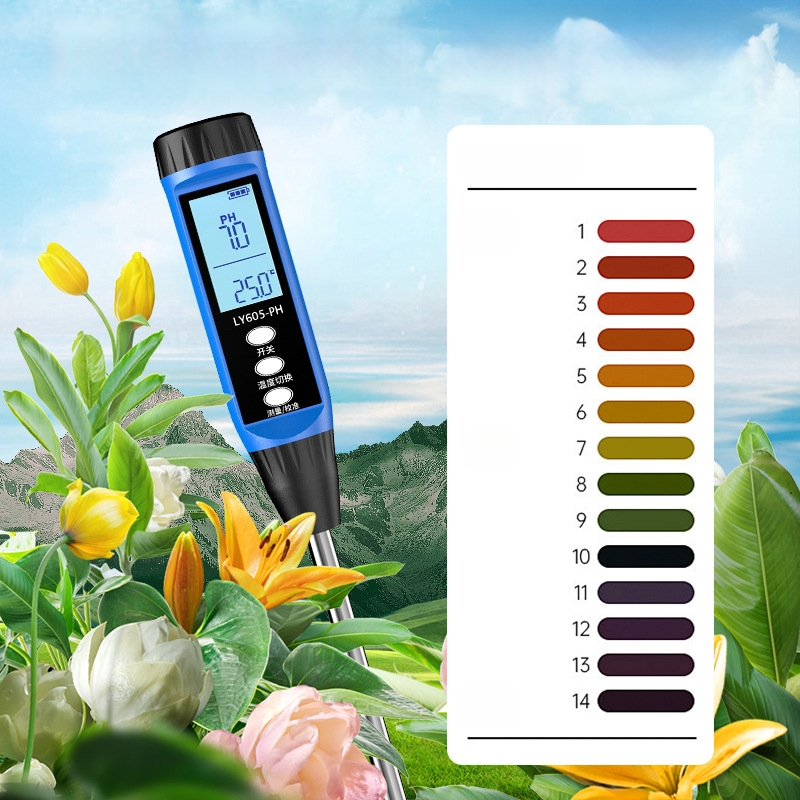 Prenosni mjerač pH i temperature tla s visokopreciznom pH sondom za poljoprivredna istraživanja