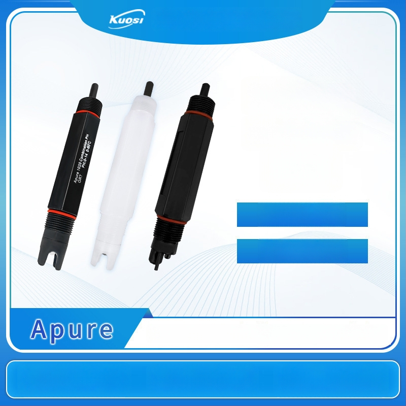 GRT1020 онлайн pH метър електрод с пластмасов корпус, индустриален pH/ORP сензор, диапазон 2–12 pH, точност 0.0001, температурна компенсация 0–80°C, BNC или Y-образен конектор