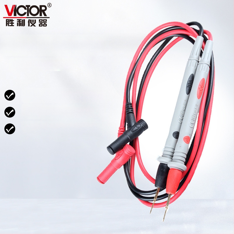 Victory Instrument izvorna ispitna sonda za multimetar, 1000V, 10A/20A, silikonova bakrena igla, niklovani posebni vrh
