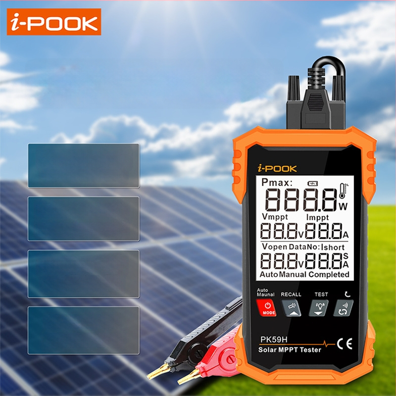 Višefunkcijski mjerni uređaj za solarne ploče, mjerenje napona i struje, krivula snage od 2 kW, digitalni prikaz 2 kV