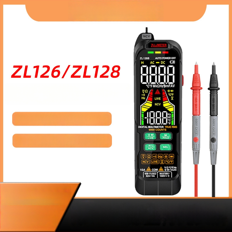 ZLLJMETER ZL126A/128B digitalni multimetar, automatski raspon, potpuno inteligentan, zaštita od pregorijevanja
