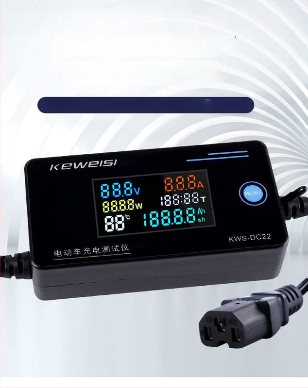 KWS-DC22 Tester za punjač električnih vozila, alat za održavanje litijevih baterija, mjerenje napona i struje, 4-120V