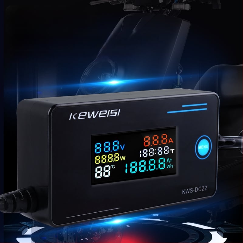 KWS-DC22 Tester za punjač električnih vozila, alat za održavanje litijevih baterija, mjerenje napona i struje, 4-120V