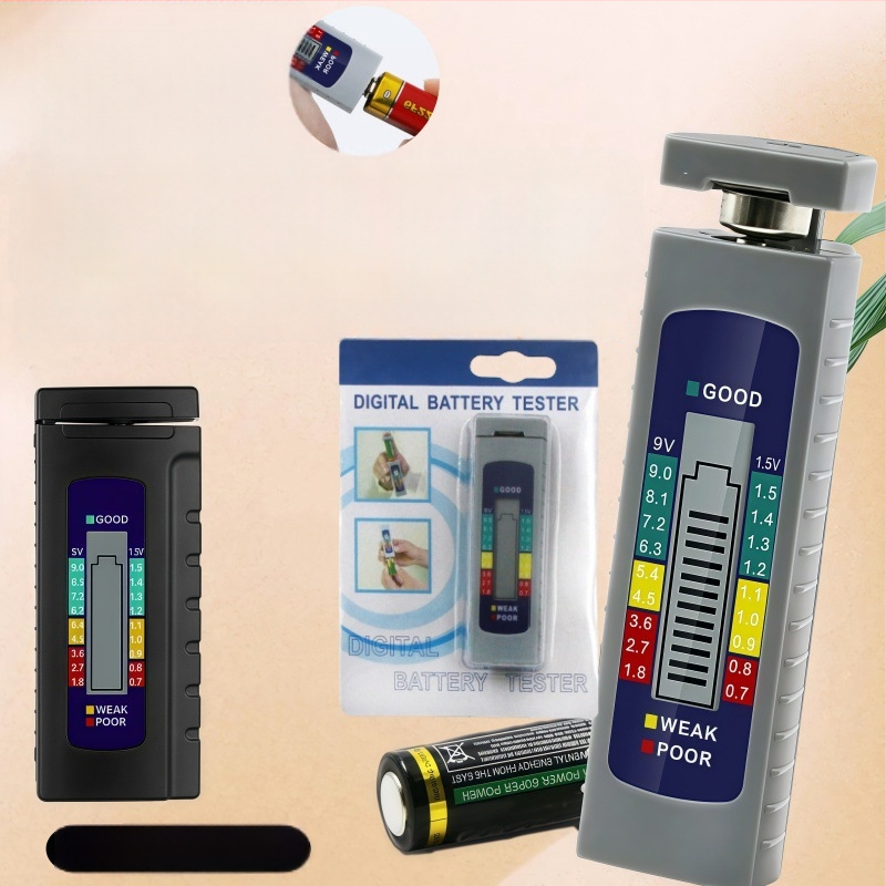 Novi digitalni tester baterija s LCD zaslonom i tester kapacitete suših ćelija