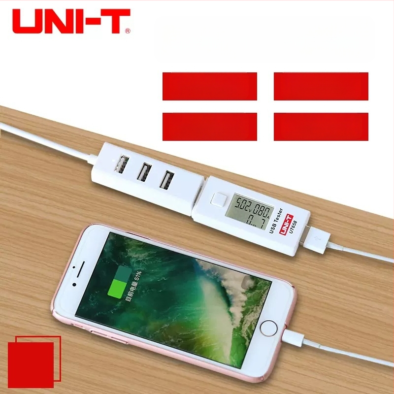 UT658 USB tester kapacity batérie s meraním prúdu, napätia a výkonu – prístroj pre technické testy