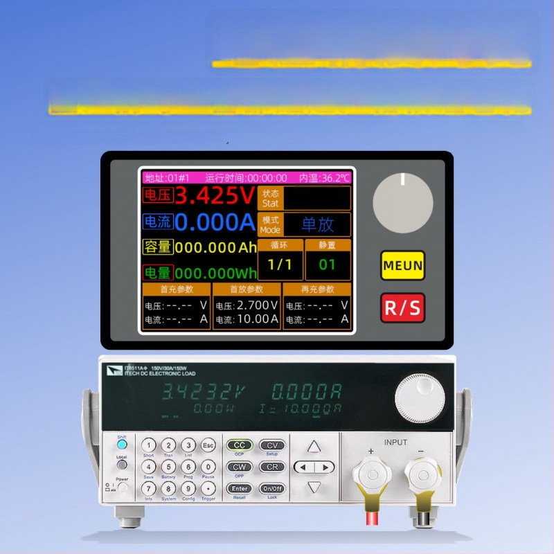 DC 22V/10A akkumulátorkapacitás-detektor egyensúlyozás és öregedési teszt funkcióval (mérési tartomány 1–30V, pontosság 1, LCD-frissítés 1)