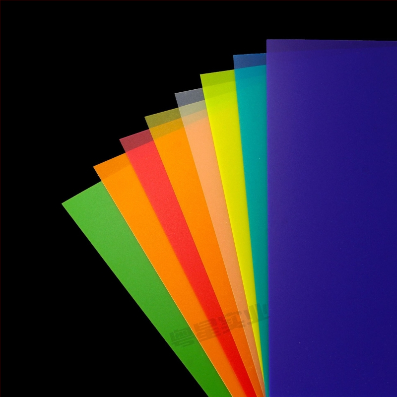 Prozirni PVC list, obojani PVC film, PP mat plastični list prirodne boje, PVC film otporan na vatru