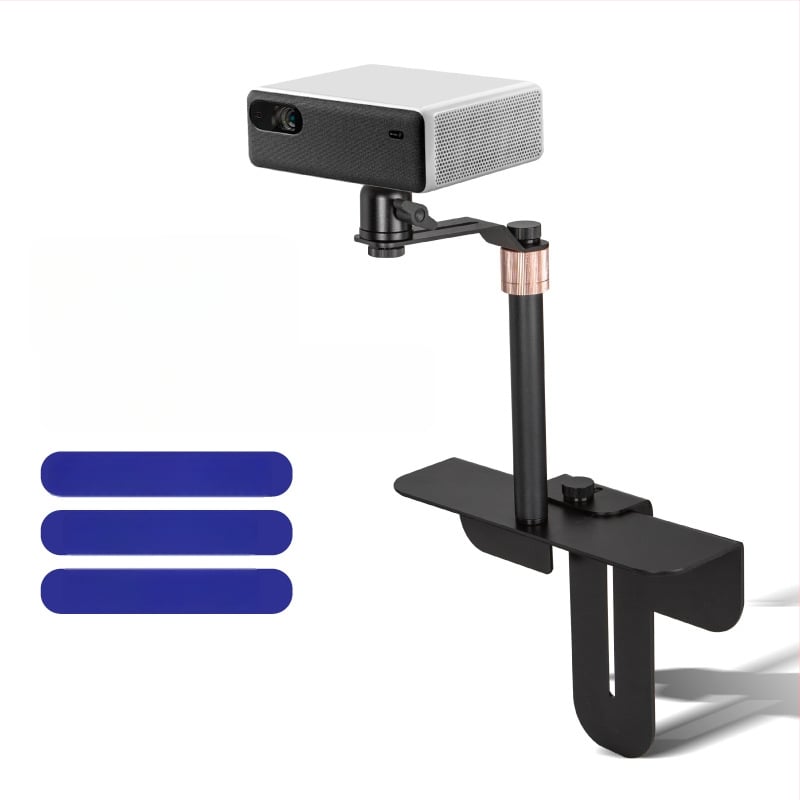 Κρυφό στήριγμα προβολέα για κομοδίνο/καναπέ, μεταλλική πλατφόρμα παν-κλίση, ρυθμιζόμενο