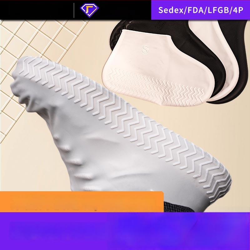 Силиконови водоустойчиви покривки за обувки, повторно използваеми, неплъзгащи, леки