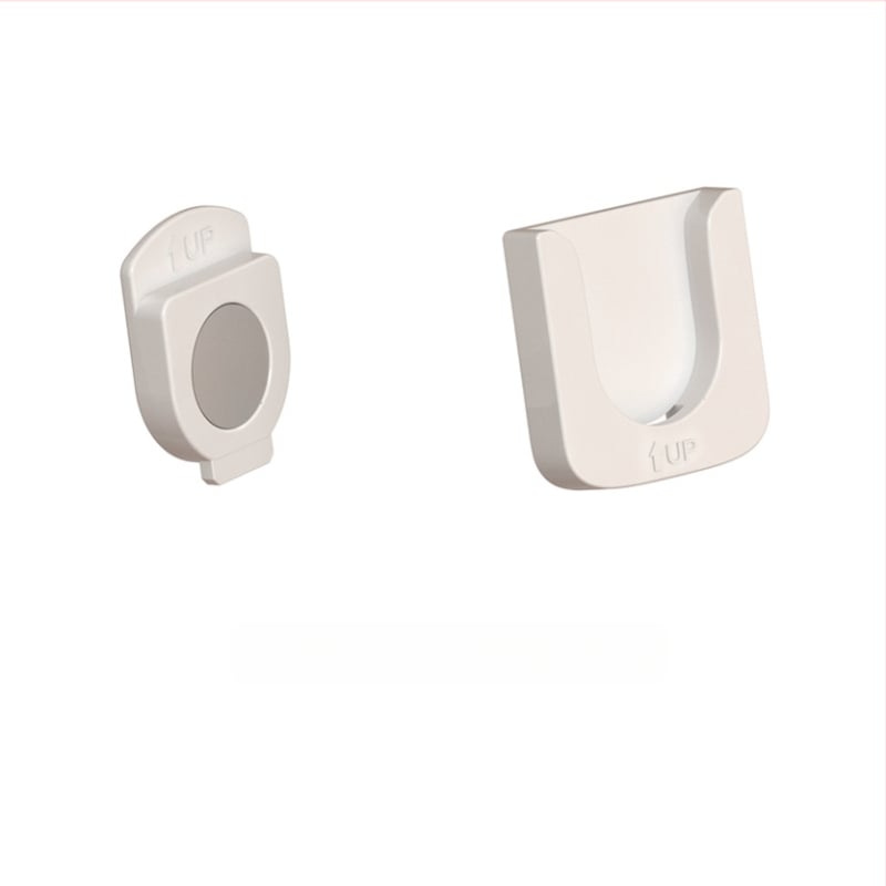 Залепваща закачалка-органайзер за дистанционни, климатици, телевизори и проектори — ABS; единична закачалка; модерен минималистичен стил; №2305; тегло 17 г