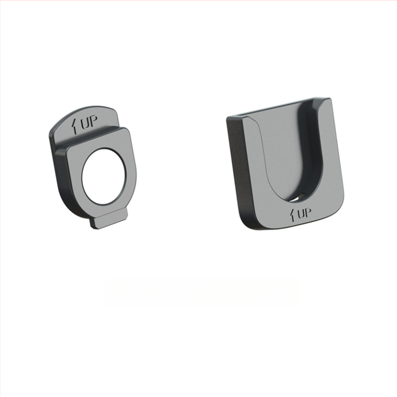 Залепваща закачалка-органайзер за дистанционни, климатици, телевизори и проектори — ABS; единична закачалка; модерен минималистичен стил; №2305; тегло 17 г