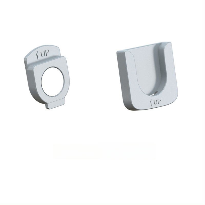 Залепваща закачалка-органайзер за дистанционни, климатици, телевизори и проектори — ABS; единична закачалка; модерен минималистичен стил; №2305; тегло 17 г