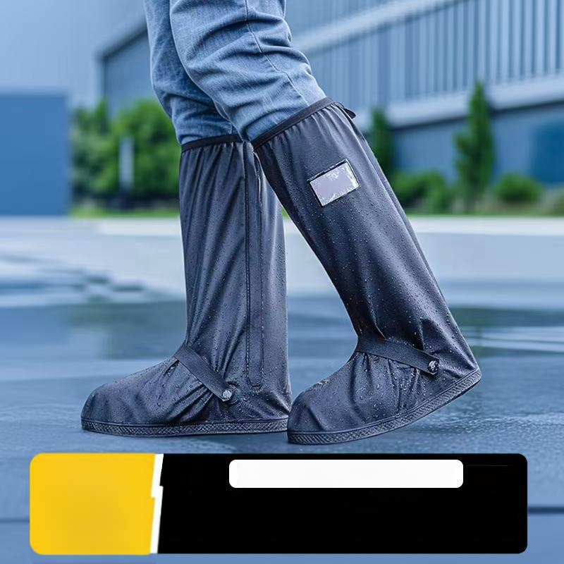 Високи дъждовни протектори за обувки за мотоциклет – водоустойчиви, противохлъзгави, PVC