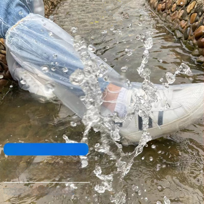 Еднократни водоустойчиви покривала за обувки от пластмаса — прост стил, произход Zhejiang, без персонализация, еднократни